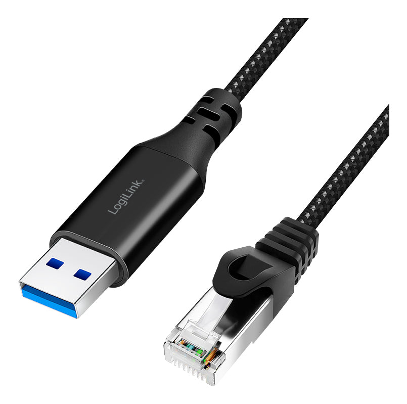 LogiLink CU0407 Patchkabel – Cat6 S/FTP, 15 m, Schwarz, RJ-45