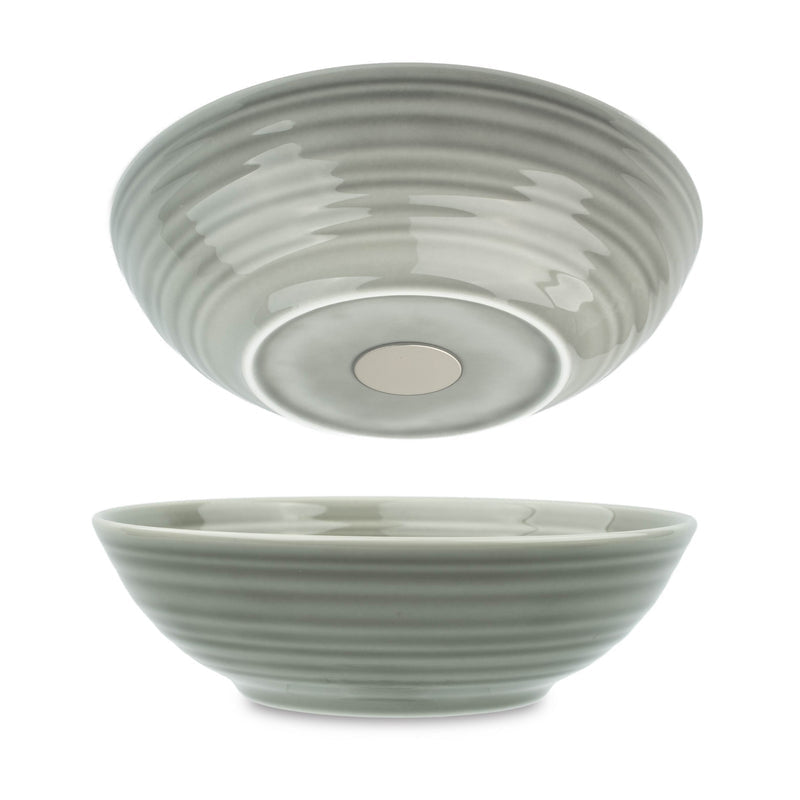 Silwy Appetizer-Schüssel – 2er Set, 600 ml, Ø 20,0 cm, Porzellan, Hellgrau, stapelbar