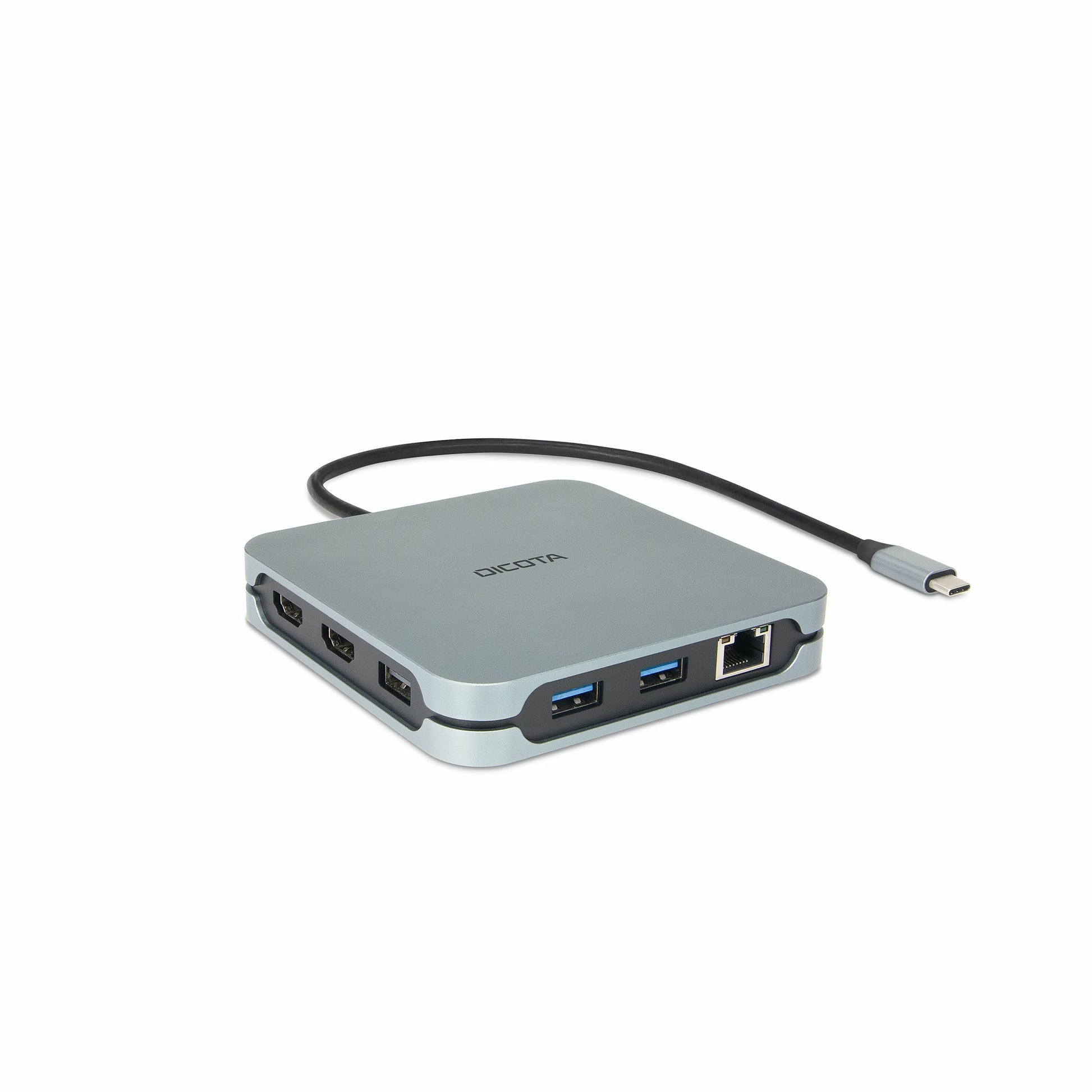 DICOTA D32057 Dockingstation – USB-C, 2× HDMI, 5× USB-A, 1× USB-C, 100 W PD, 2,5GbE, für Windows/Mac/ChromeOS