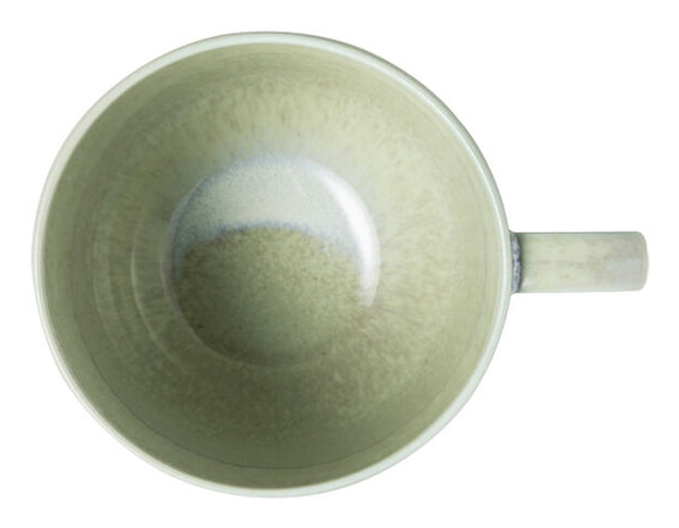Villeroy & Boch Perlemor Alga Kaffeebecher – 0,29 l, Porzellan, Grün, spülmaschinenfest, mit Henkel