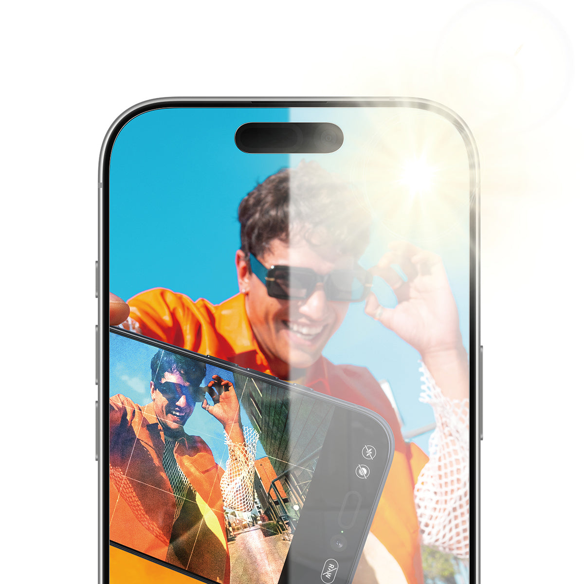 PanzerGlass Anti-Reflektierende Schutzfolie – für Apple iPhone 17