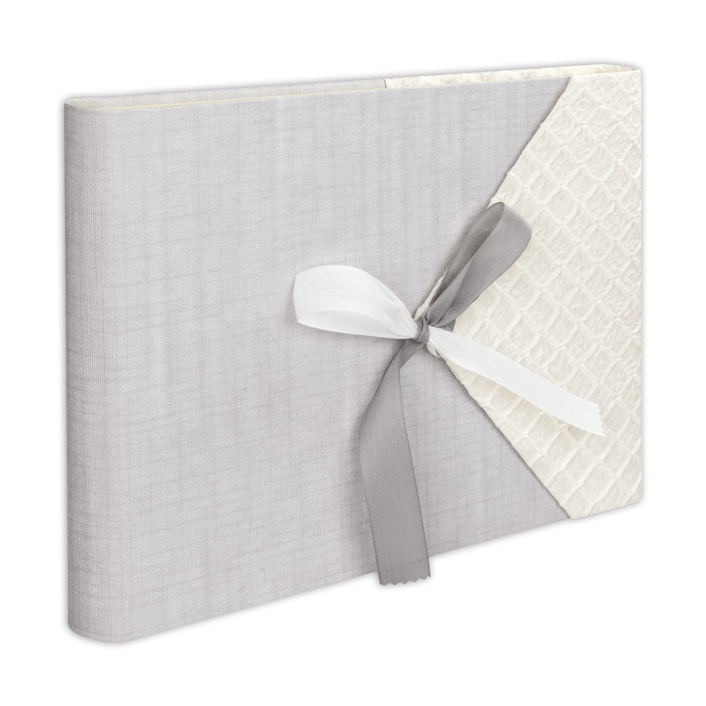ZEP Gästebuch – mit Pergaminzwischenblättern – 60 Seiten – 300 × 240 mm – gebunden, Pergamentpapier, grau
