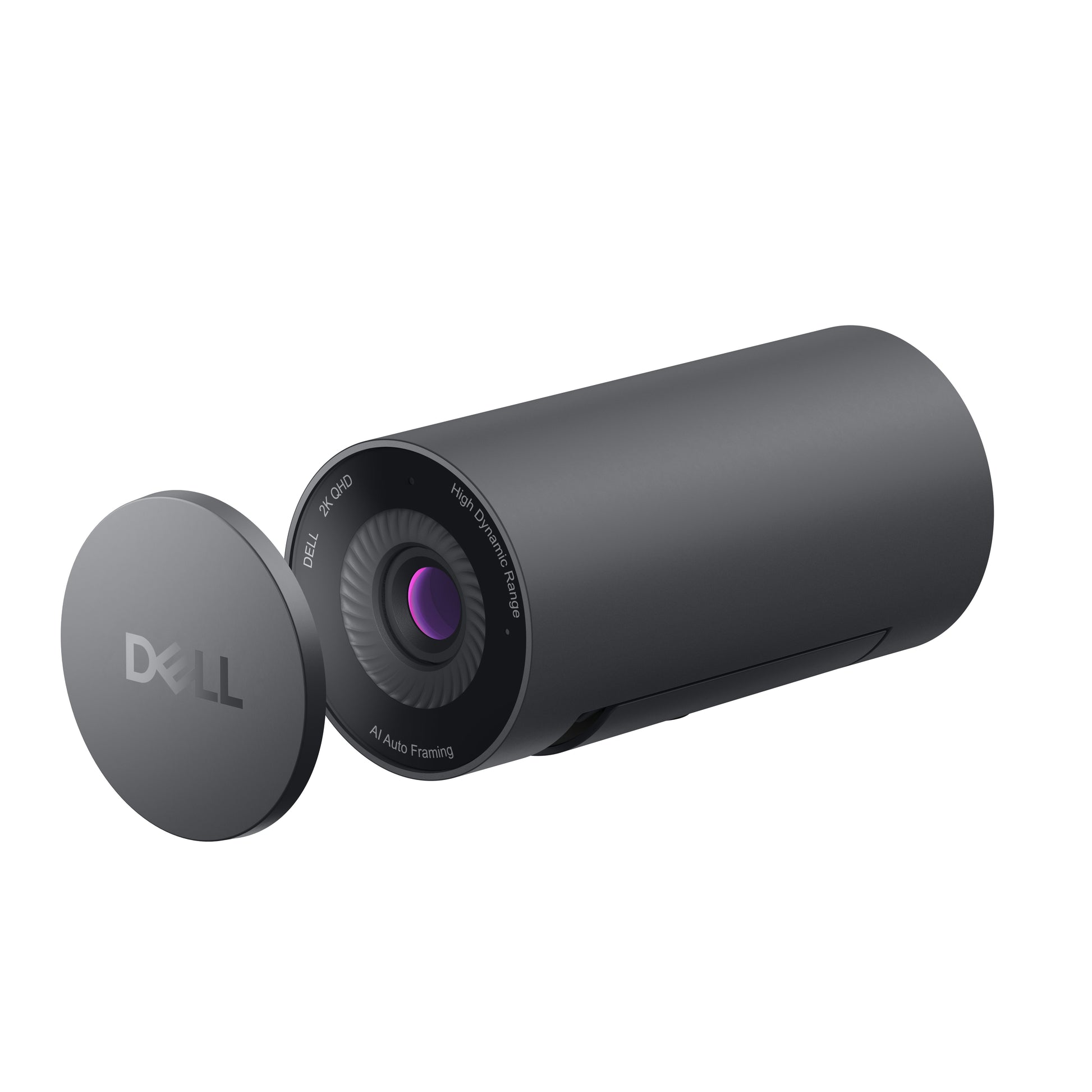Dell Pro Webcam WB5023 – Webcam für Windows 10/11, macOS 11–13 – 2K QHD, bis 60 fps, USB‑A, Schwarz