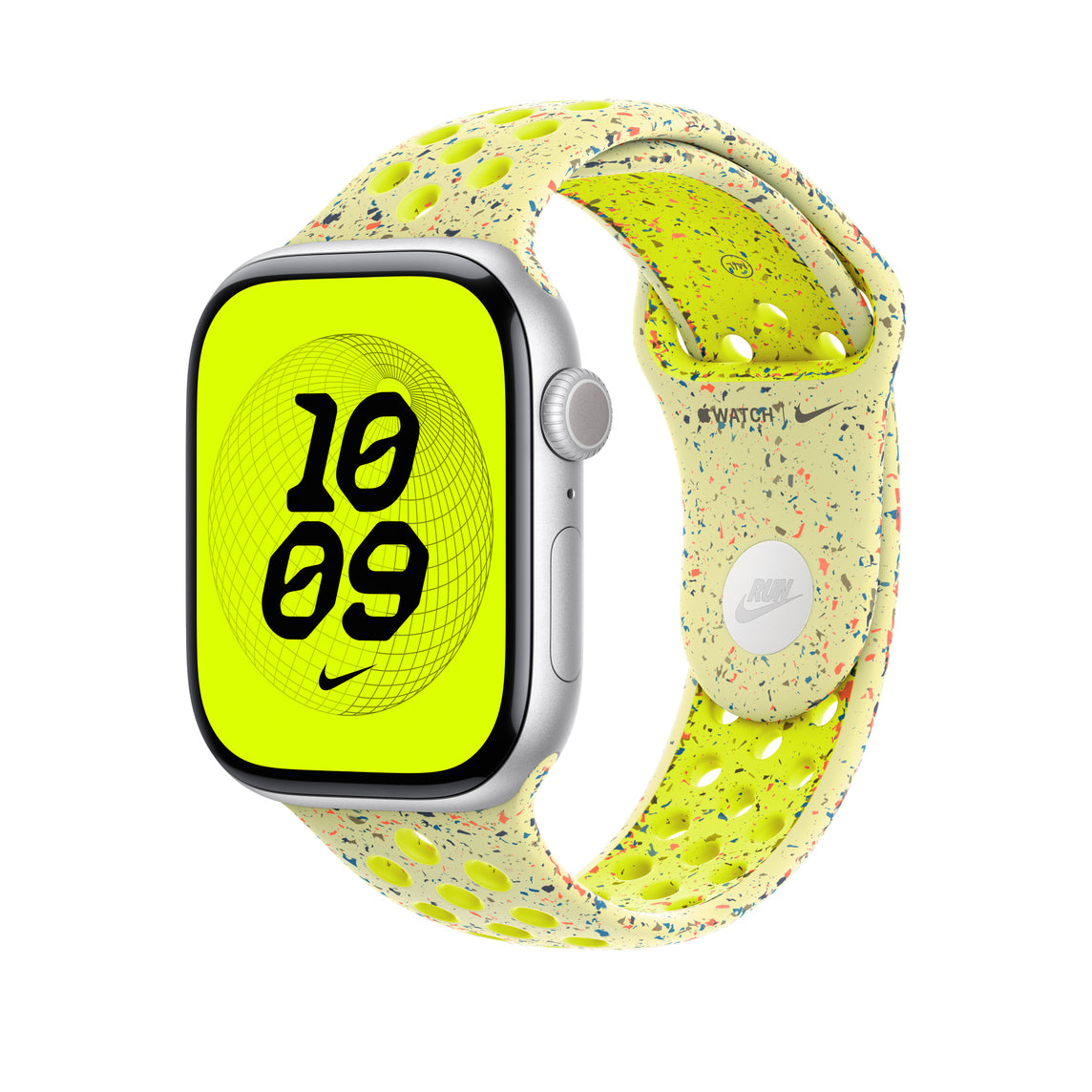 Apple Nike Sport Band – Armband – für Apple Watch 46 mm, Grün, M/L, Polymer