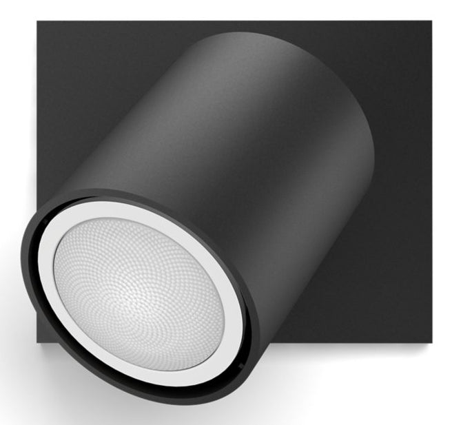 Philips Hue Spot LED White ambiance Runner – Bluetooth, dimmbar – 2’200–6’500 K – 350 lm, 4,2 W – GU10 – schwarz