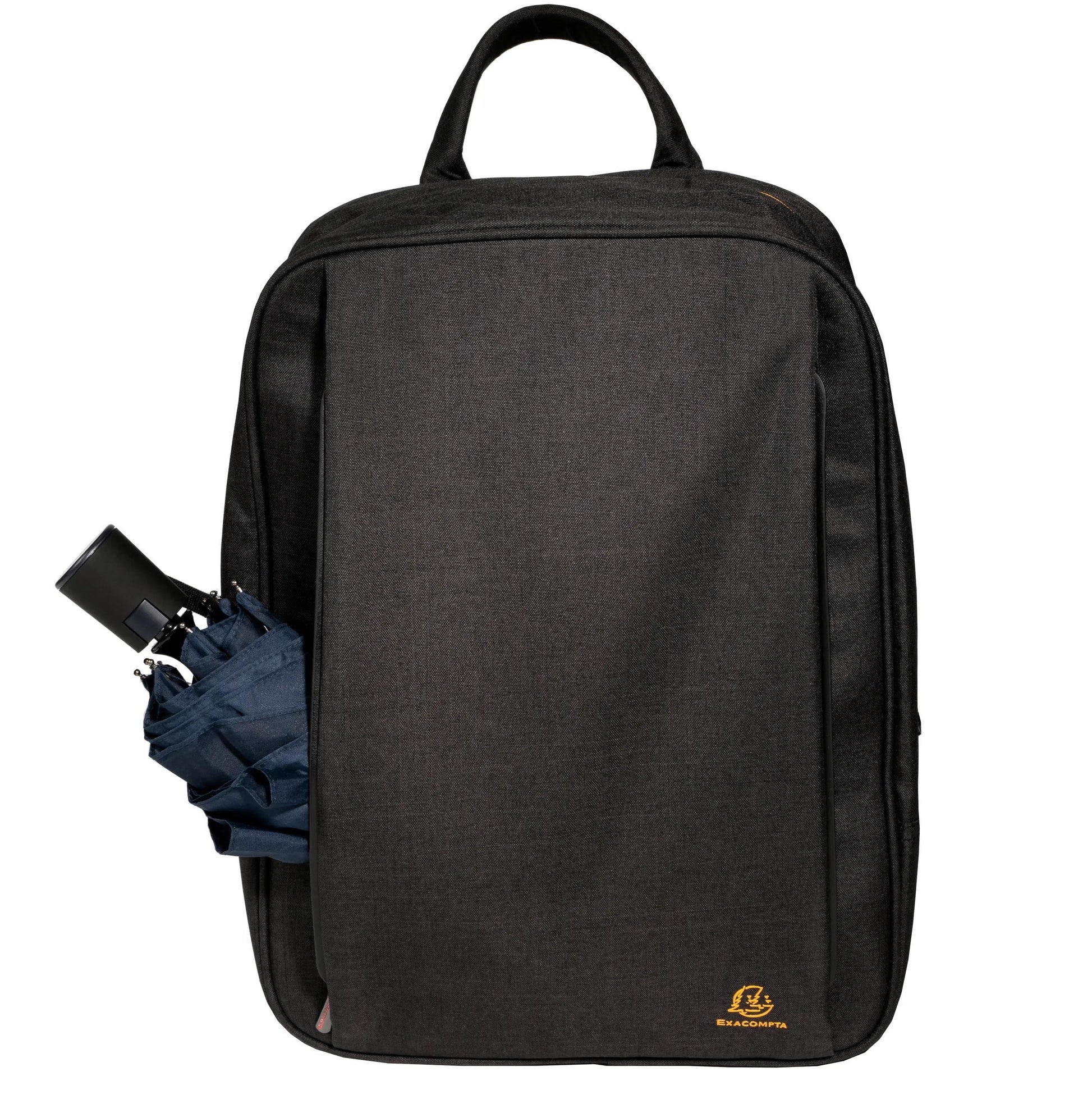 Exacompta City-Rucksack Exactive Smart – wasserabweisend, rPET-Polyester – Schwarz, 320 × 410 × 150 mm