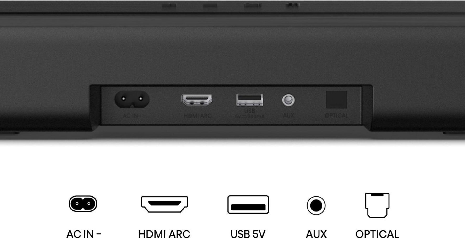 Hisense HS1000 – Soundbar – 2.0, DTS Virtual:X/Dolby Digital Plus, 120 W – Schwarz