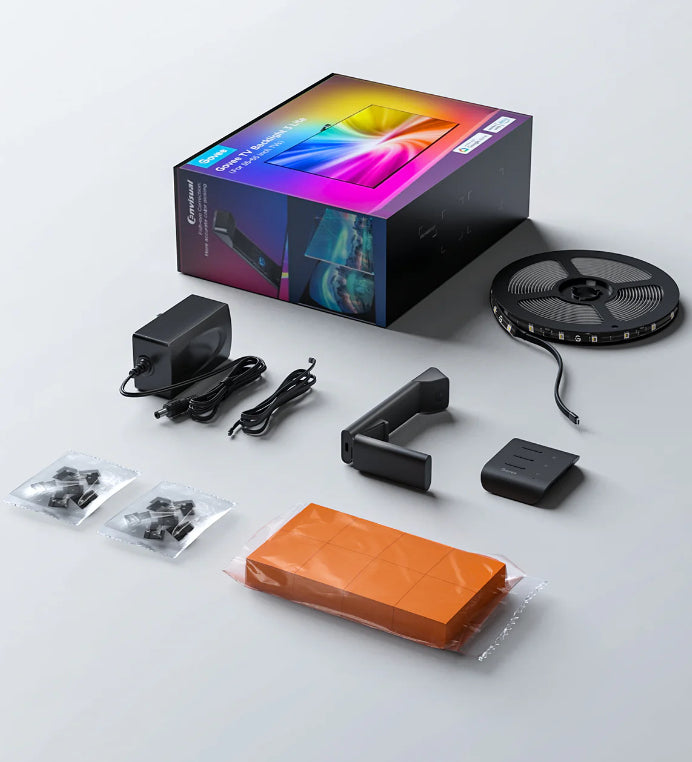 Govee Envisual T3 – LED-Wandrahmen, Wandmontage, für 75–85", WLAN, Bluetooth, Farbwechsel