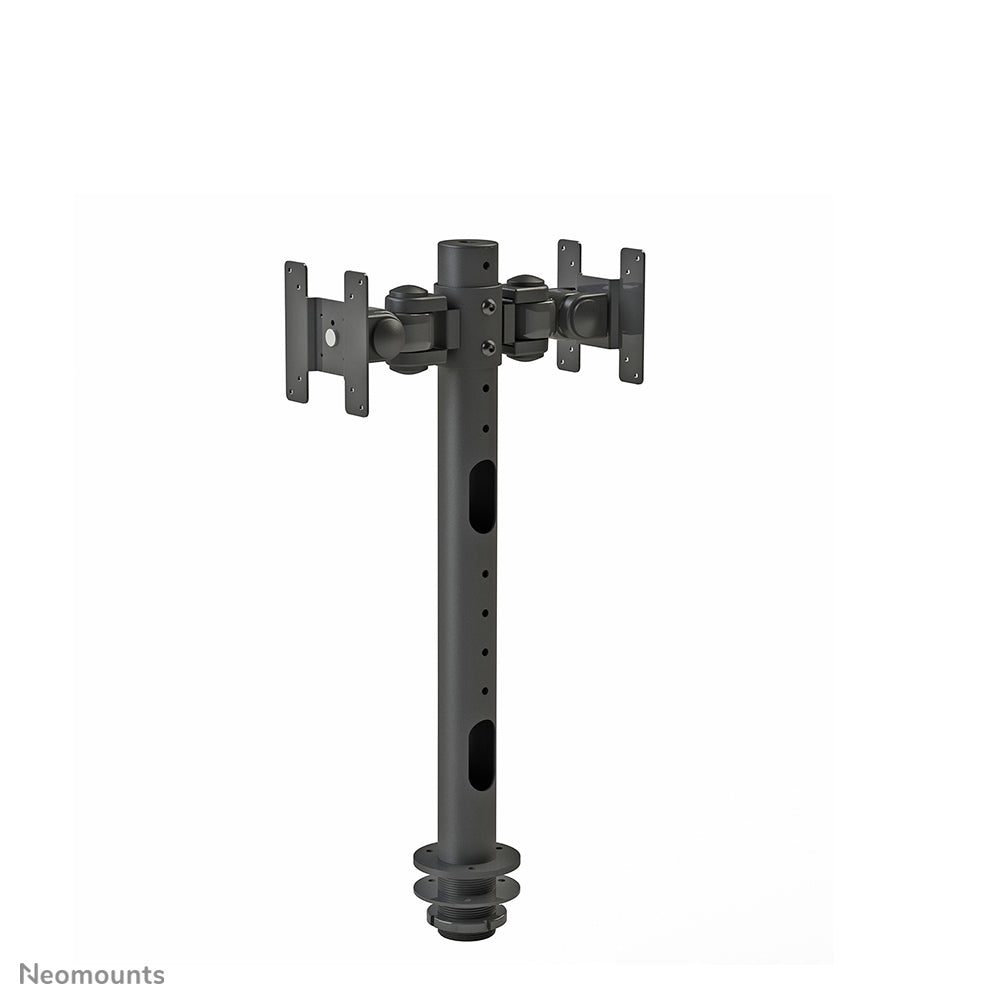 Neomounts FPMA D050 – Tischhalterung, Dual, Tischdurchführung, bis 30", VESA 75 × 75 mm, 20 kg, neigbar