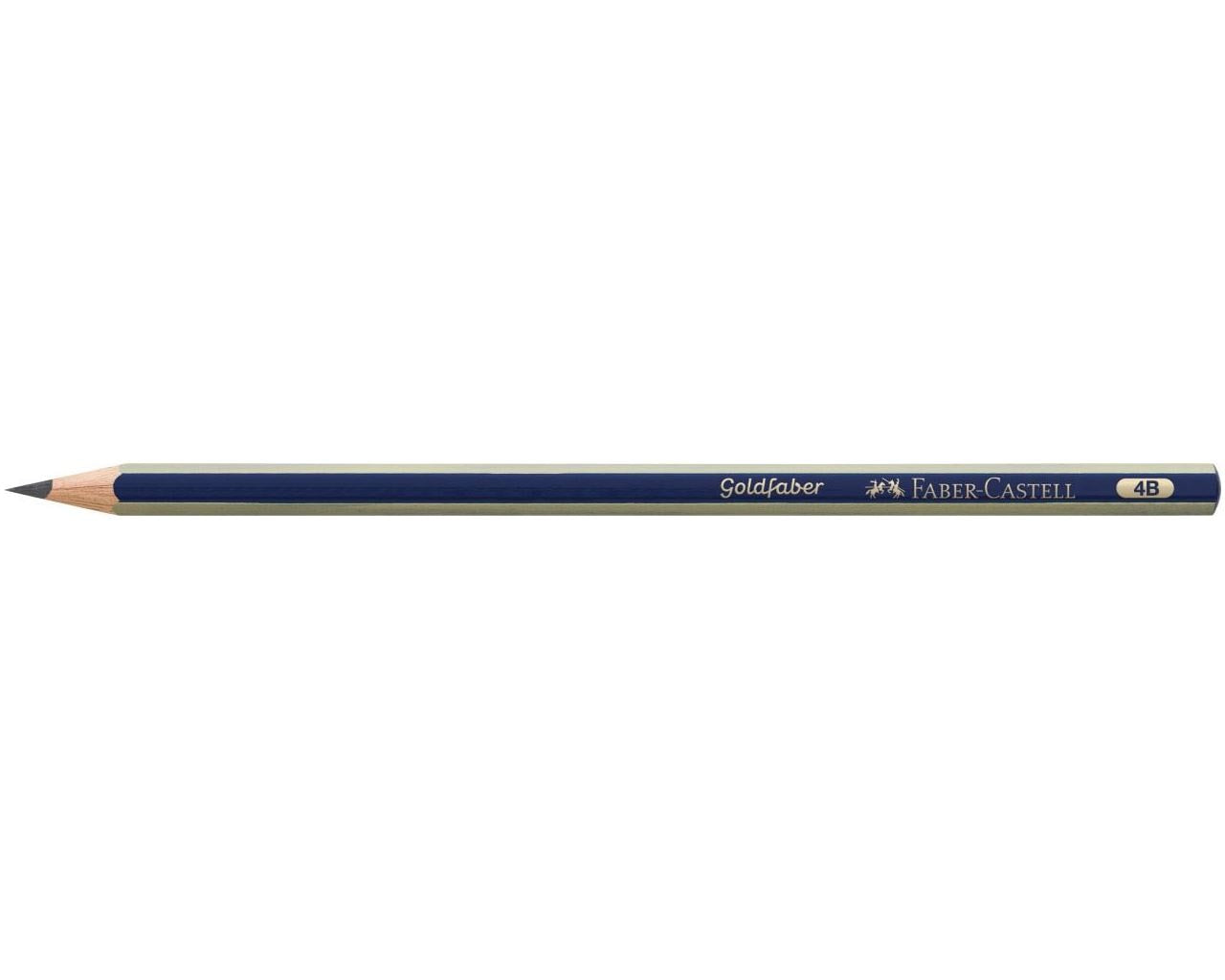 Faber-Castell Goldfaber Bleistift 4B, hexagonal