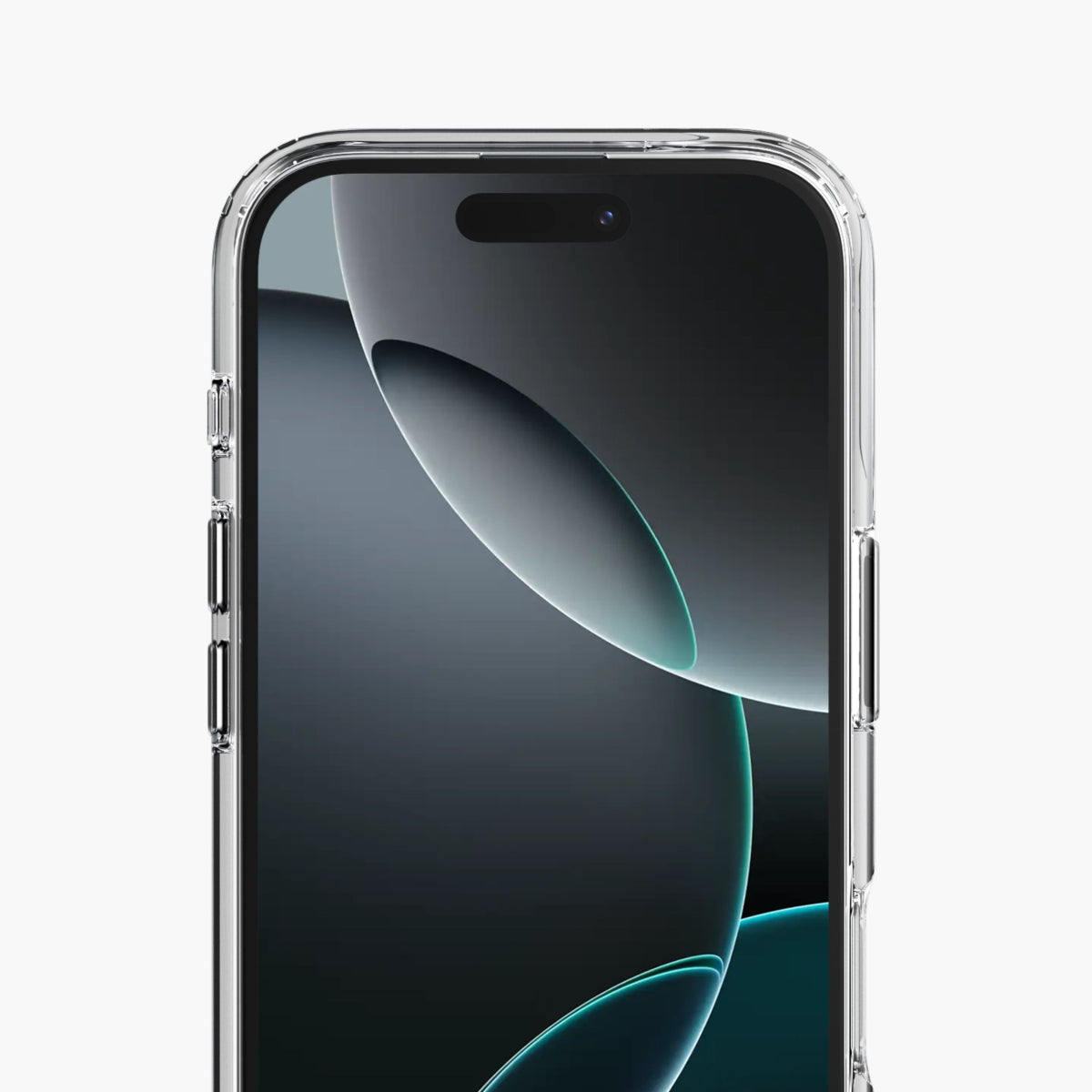 Vonmählen Backcover – für Apple iPhone 16 Plus, MagSafe, Kunststoff, Transparent/Schwarz