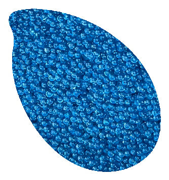 Reslin Glasperlen, rund – blau – Ø 1,4 mm – 500 g