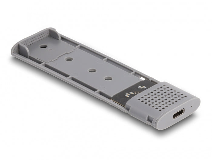DeLOCK 1-Bay Gehäuse – M.2 NVMe/PCIe, SATA SSD, USB-C 10 Gbit/s