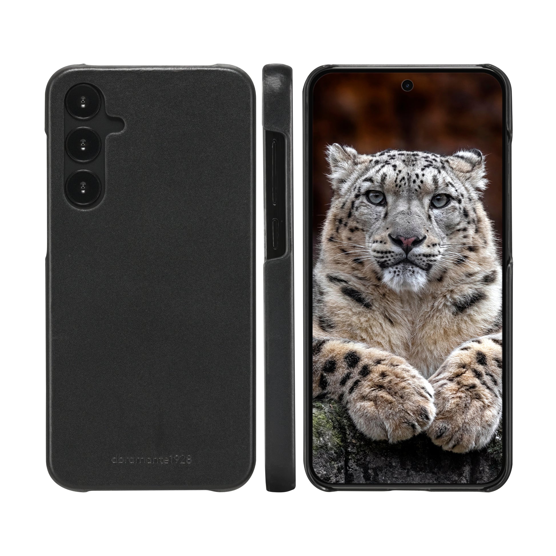 dbramante1928 Lynge – Wallethülle – für Samsung Galaxy A55 5G – 3 Kartenfächer, Leder, Schwarz