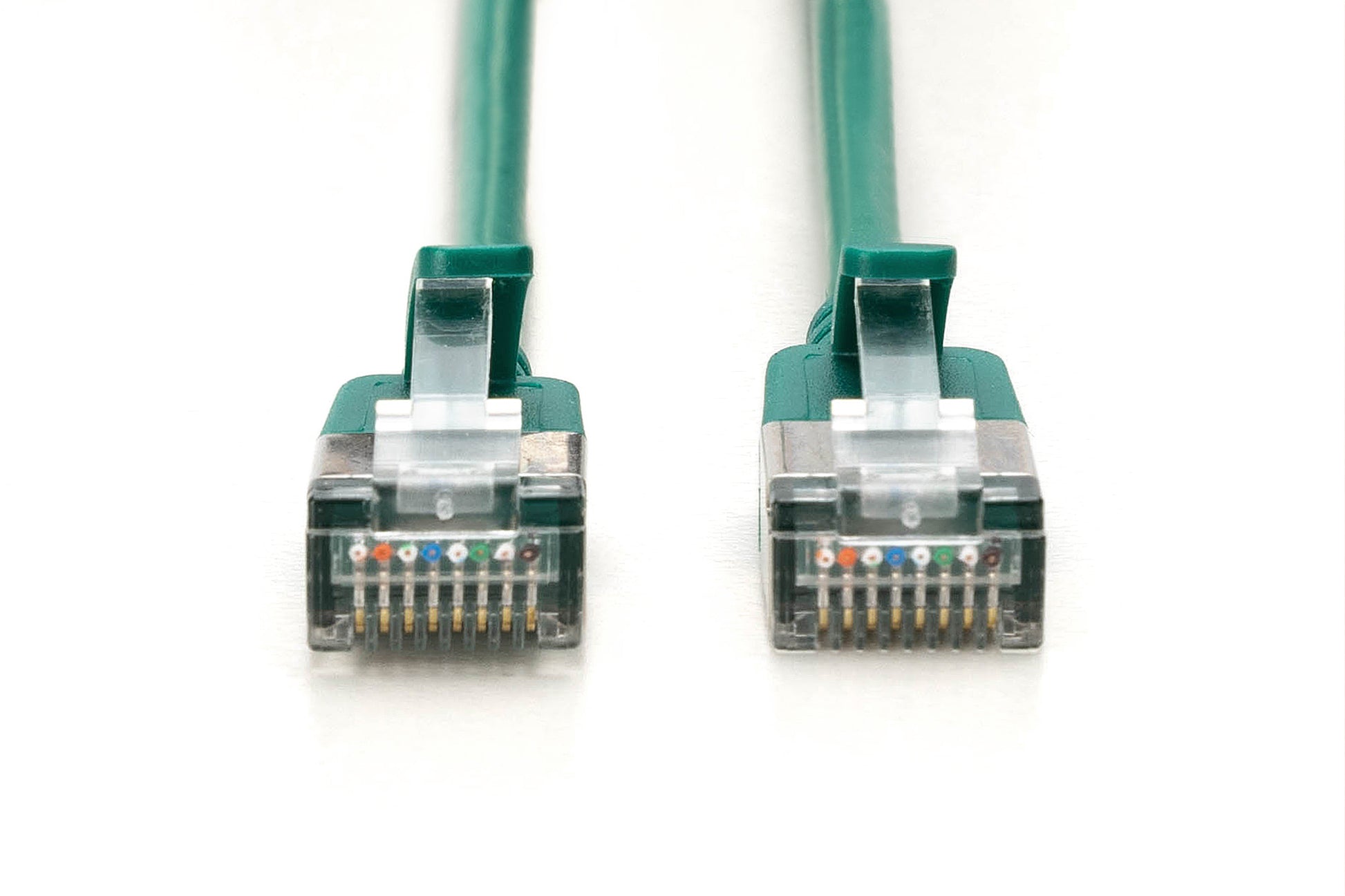 Digitus Patchkabel – Grün, geschirmt, LSZH, flach