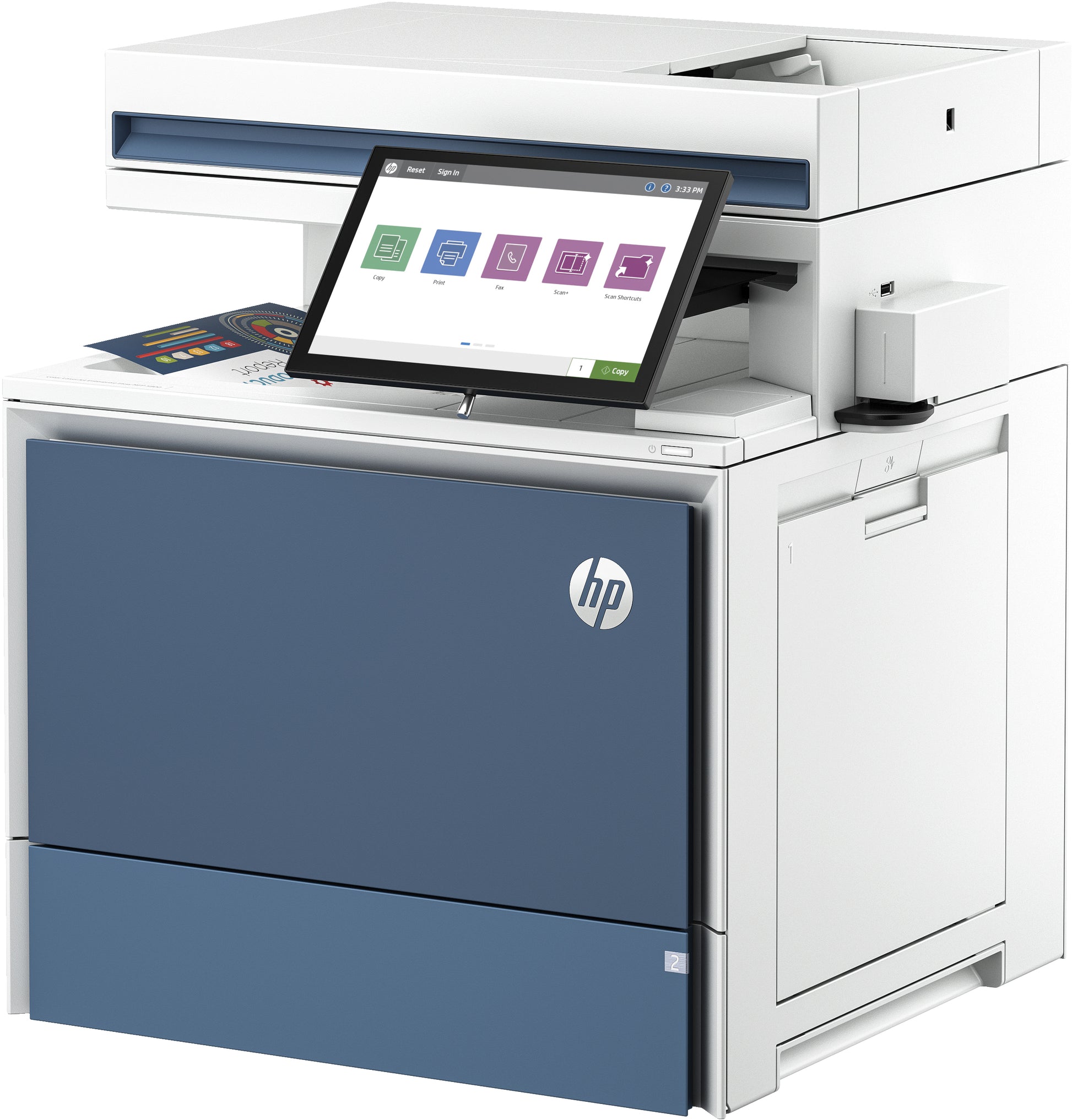 HP Flow Mfp 5800Zf – Farbiges Laser-MFP, 4-in-1