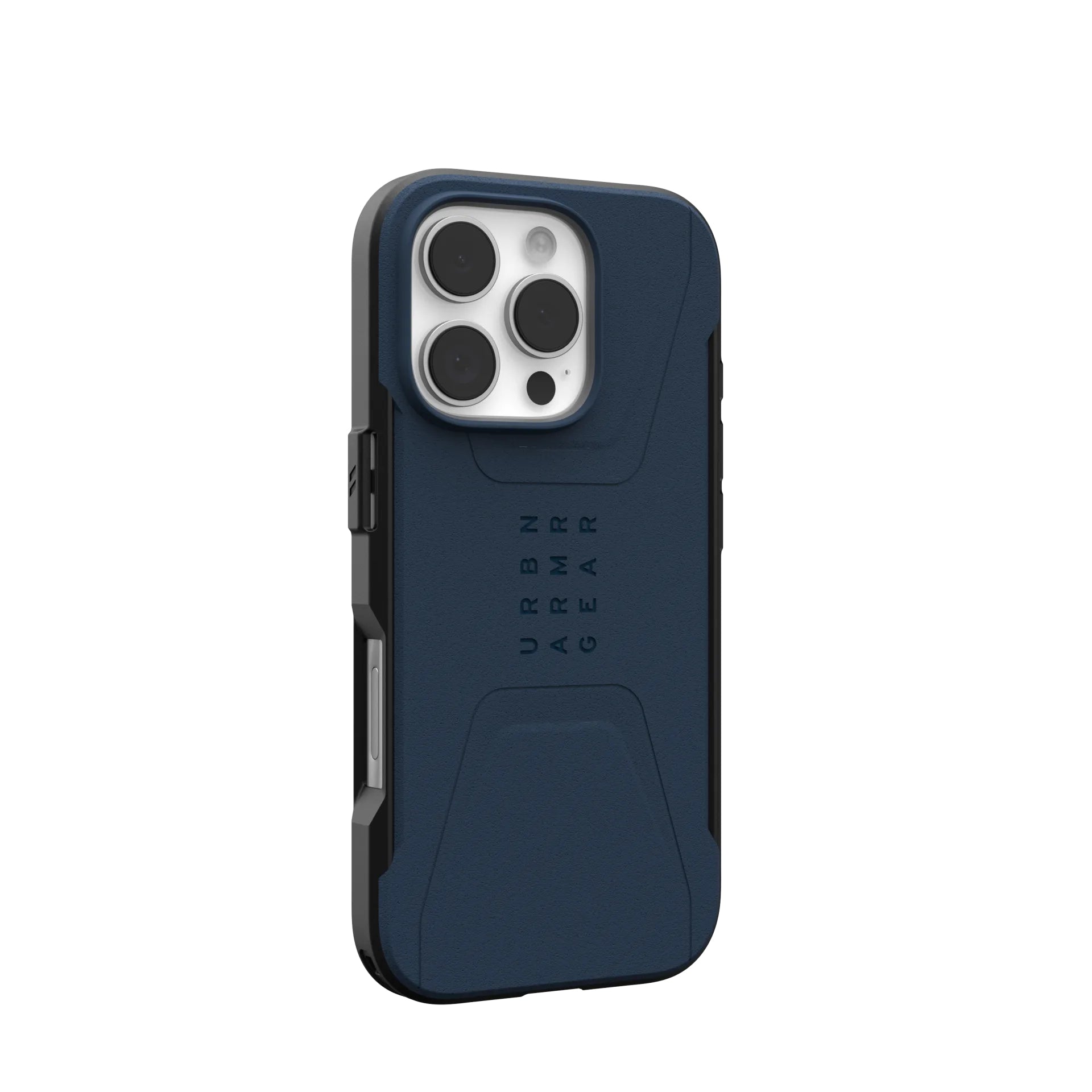 Urban Armor Gear Backcover Civilian – für Apple iPhone 16 Pro – navy – MagSafe-kompatibel