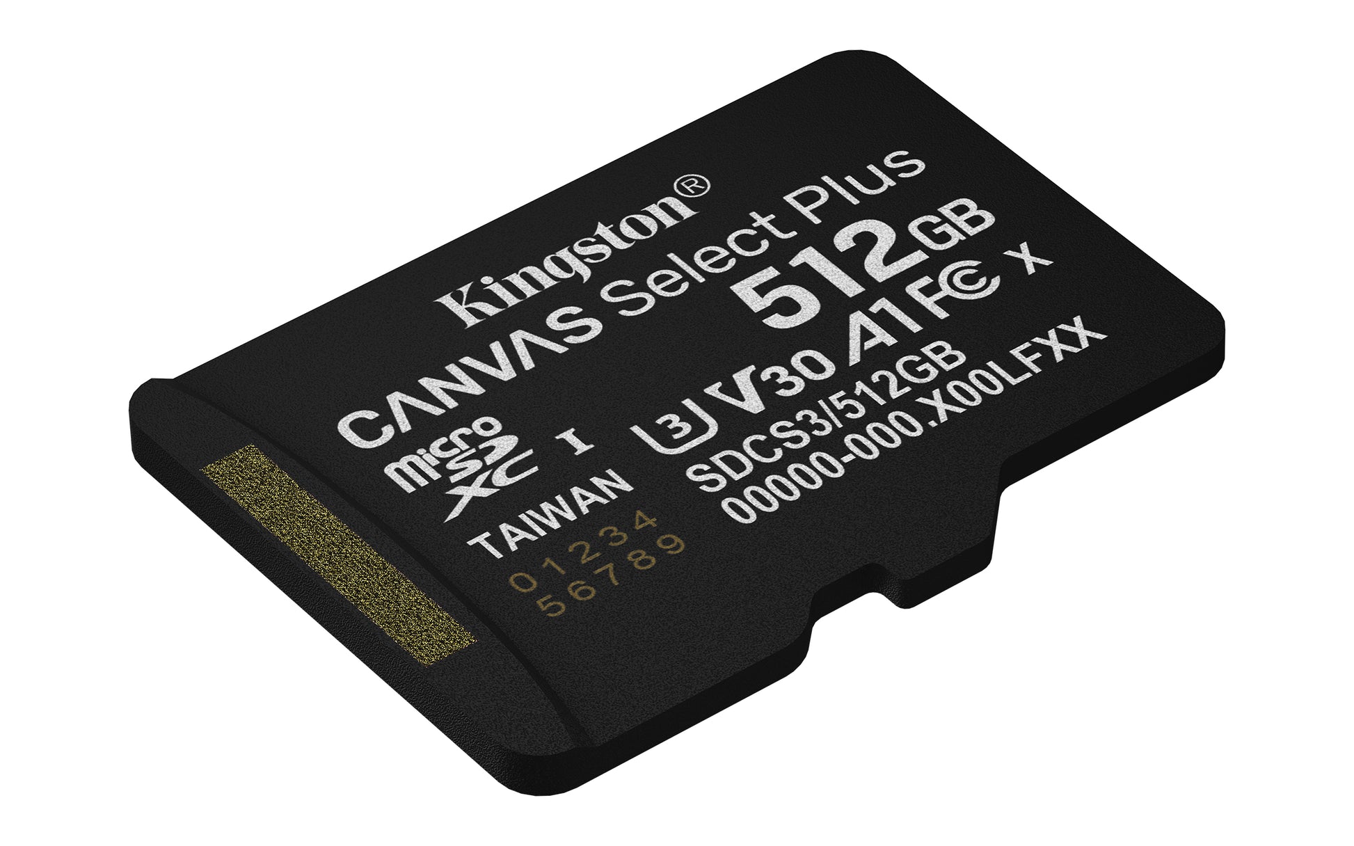 Kingston Technology Kingston Canvas Select+ GEN3 microSD-Karte – 512 GB, A1/150R/ohne SD-Adapter