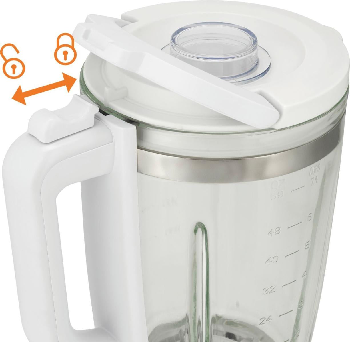Gorenje Standmixer B1400E – 1,75 l, 1400 W, spülmaschinenfest – weiss/silber