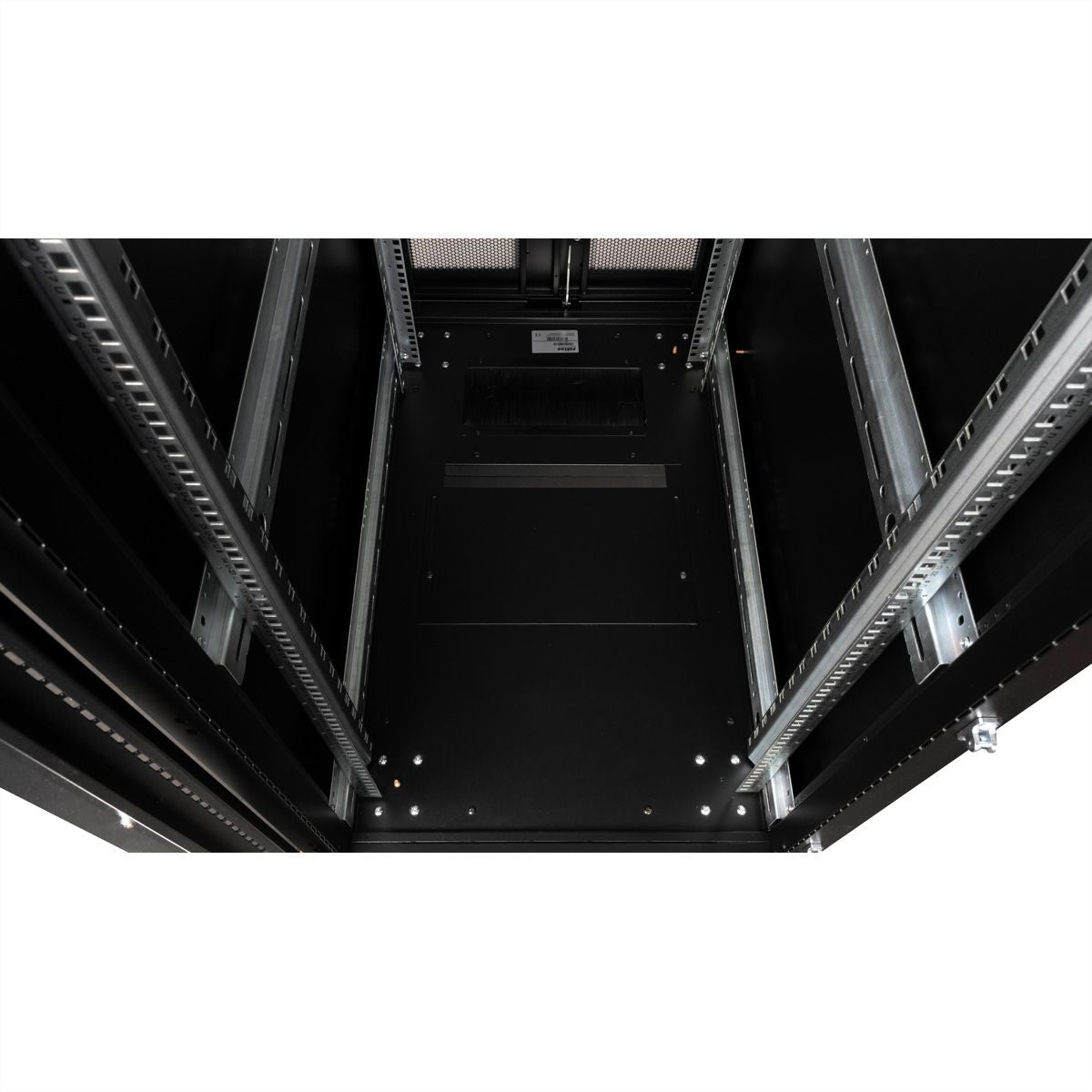 ROLINE Pro – 19" Netzwerkschrank 36U, IP20, abschliessbar, 600 × 1000 × 1705 mm, schwarz, Stahl