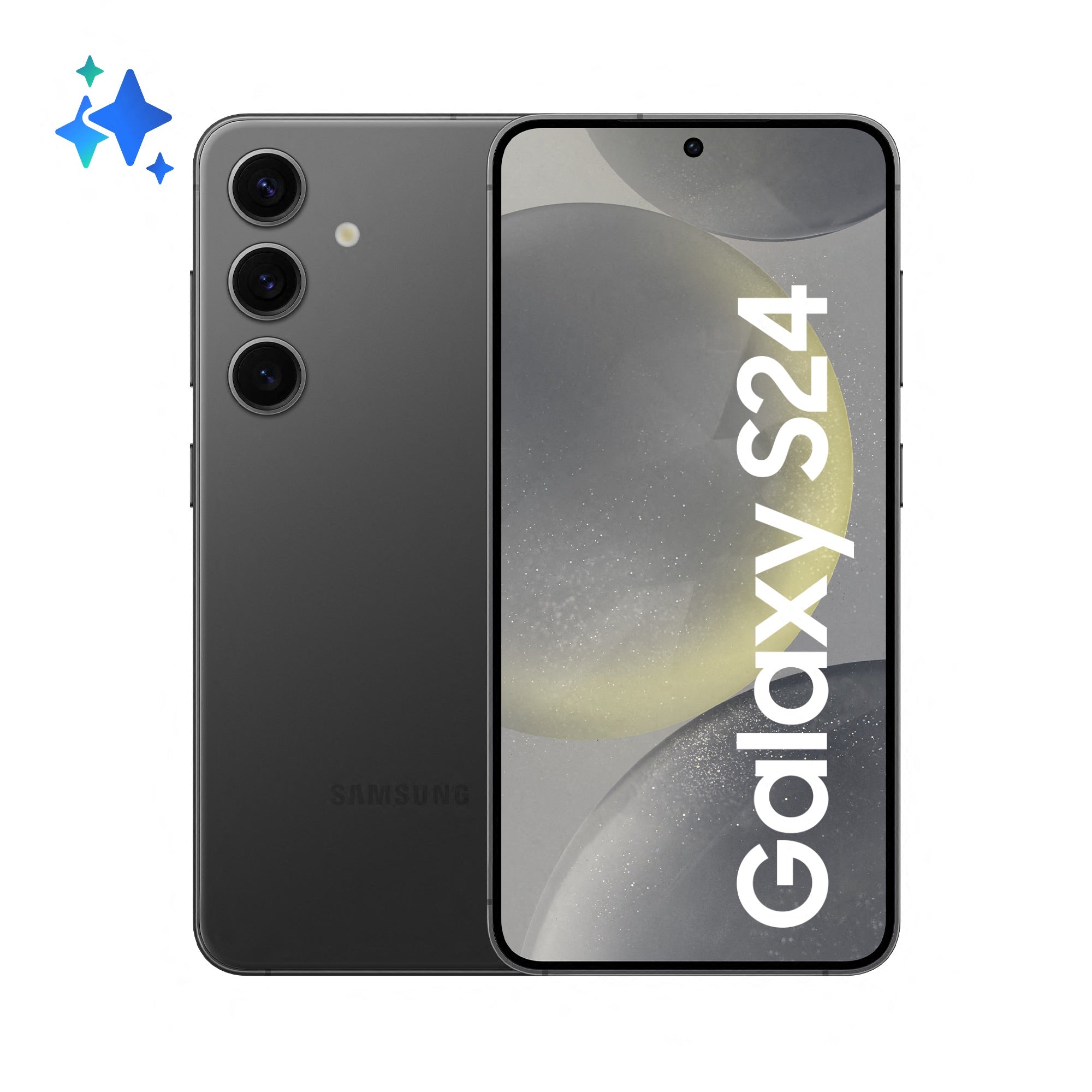 Samsung Galaxy S24 – schwarz, 6,2", 2340 × 1080, Android, 256 GB, 8 GB, Dual-SIM, 5G, NFC, IP68