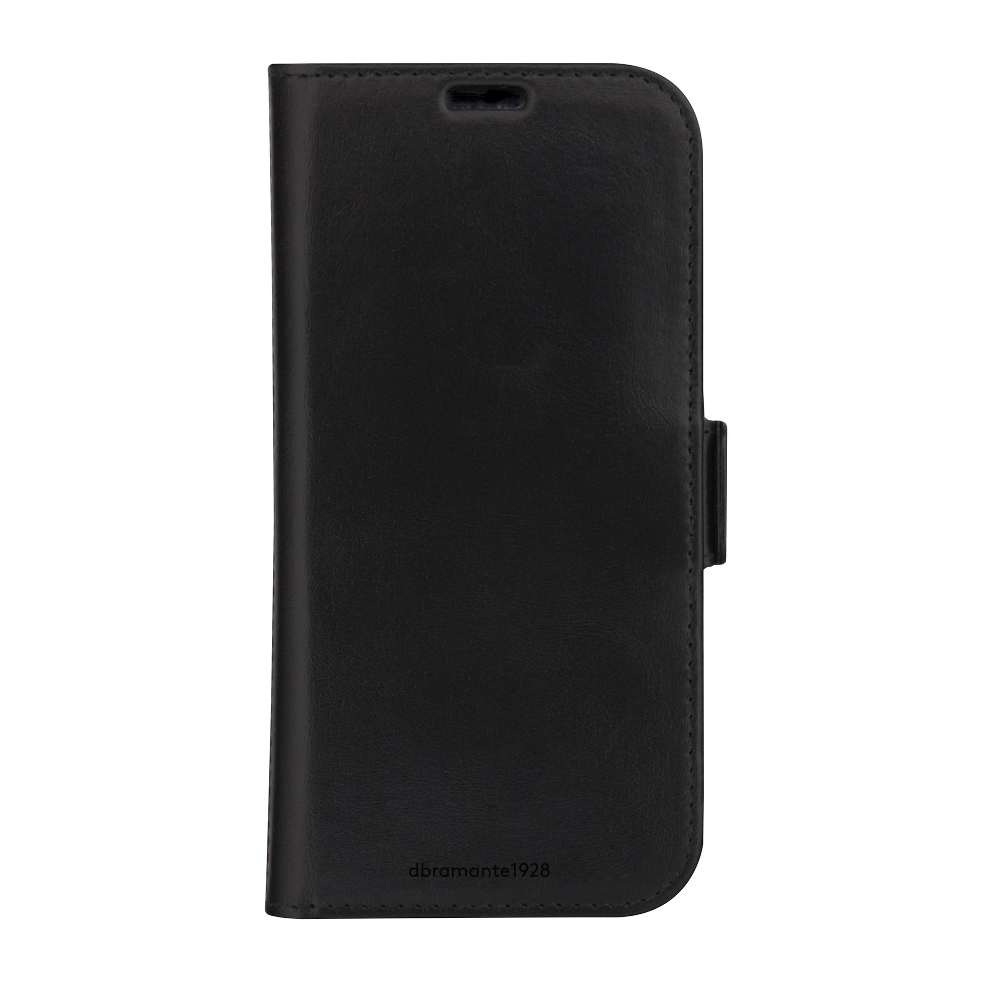 dbramante1928 Copenhagen 3 Wallethülle – für Apple iPhone 15, 3 Kartenfächer, Leder, Schwarz