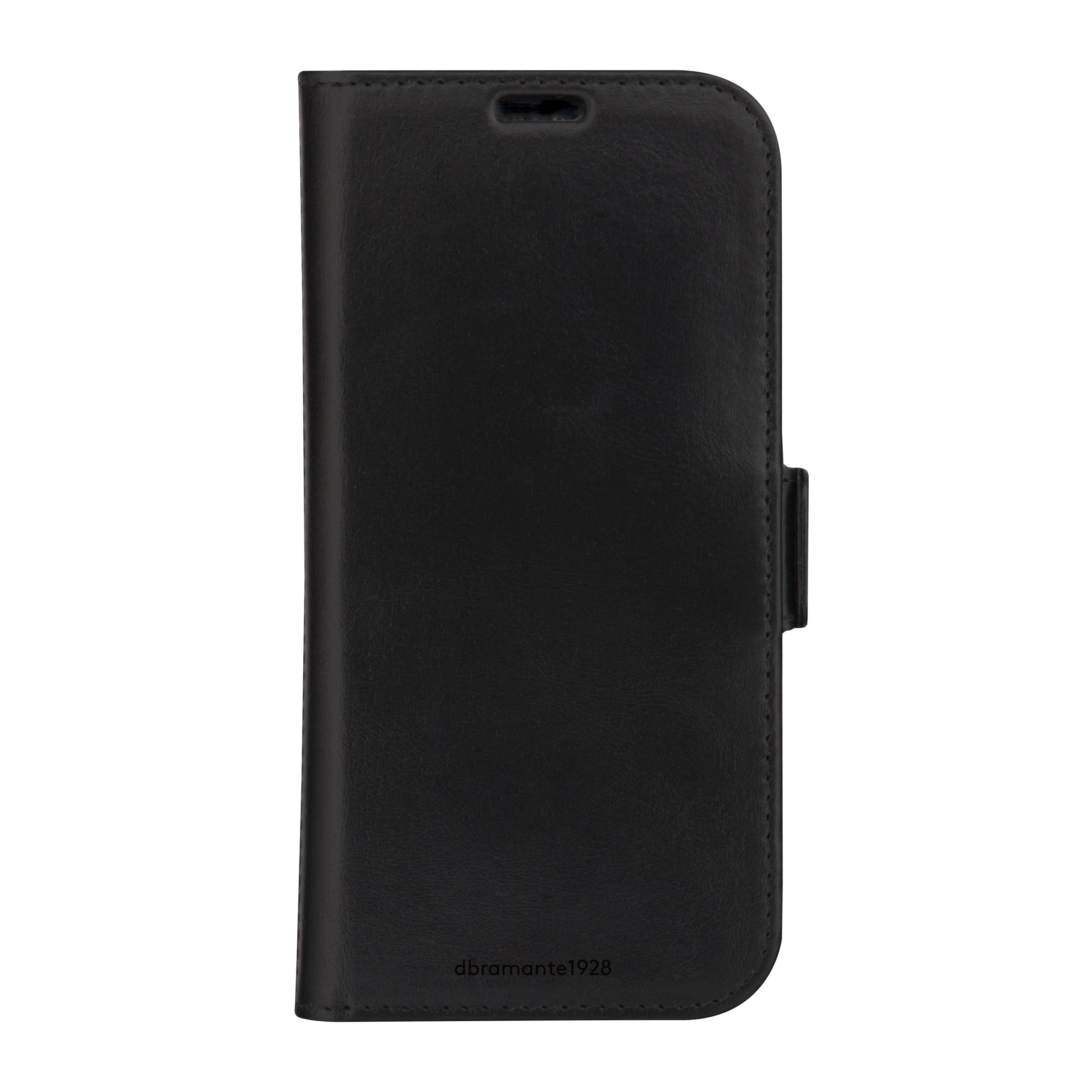 dbramante1928 Copenhagen 3 Wallethülle – für Apple iPhone 15, 3 Kartenfächer, Leder, Schwarz