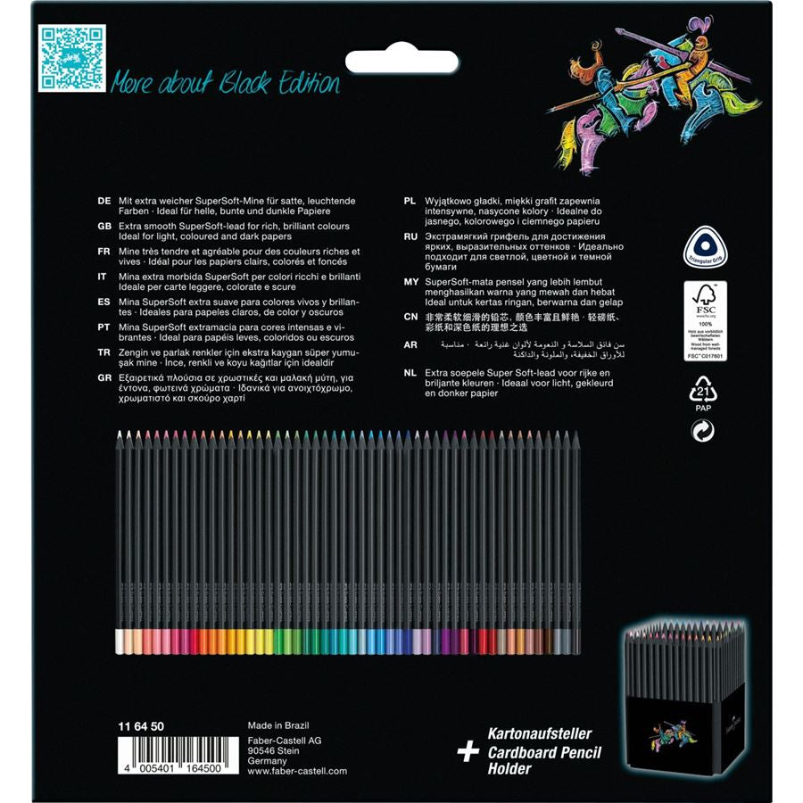 Faber-Castell Buntstifte Classic – 50 Farben, im Kartonetui, Ø 3 mm, dreikantig, FSC