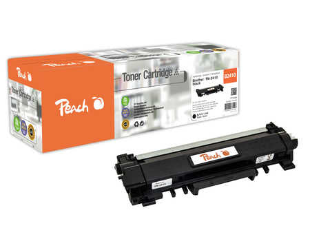 Peach TN-2410 Schwarz Toner – Kompatibel – 1'200 Seiten – für Brother DCPL 2510 D/DCPL 2530 DW/DCPL 2537 DW usw.
