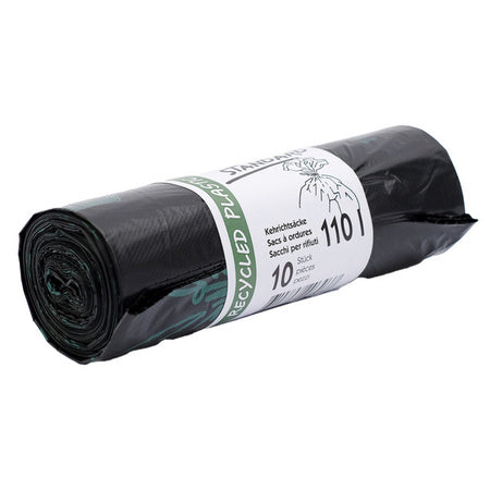 Webstar Kehrichtsack – 110 l, LLDPE, schwarz, 1'100 × 350 mm, 10 Stk