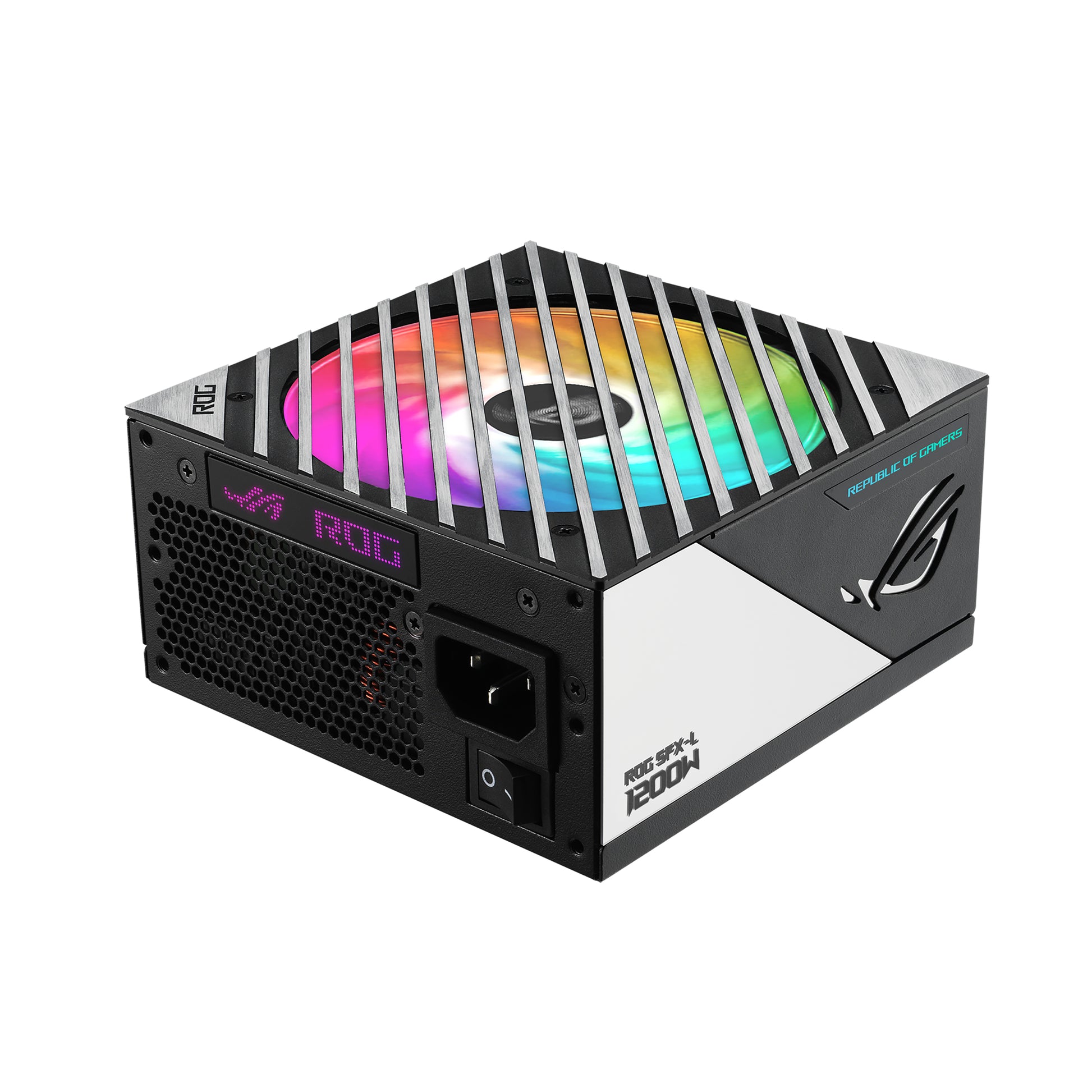 ASUS ROG Netzteil – 1200 W, Ausgang +12 V, 100 A, 20+4-Pin ATX, Eingang 100–240 V AC – LOKI-1200T-SFX-L