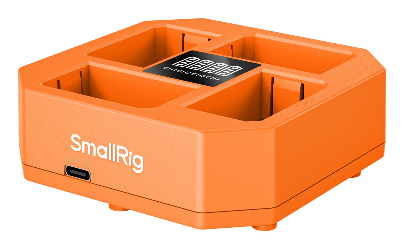 SmallRig Ladegerät NP-FZ100 – 90 × 27 mm, 1 A, orange – für Flächenleuchte, Bildgeber, Monitor u. a.