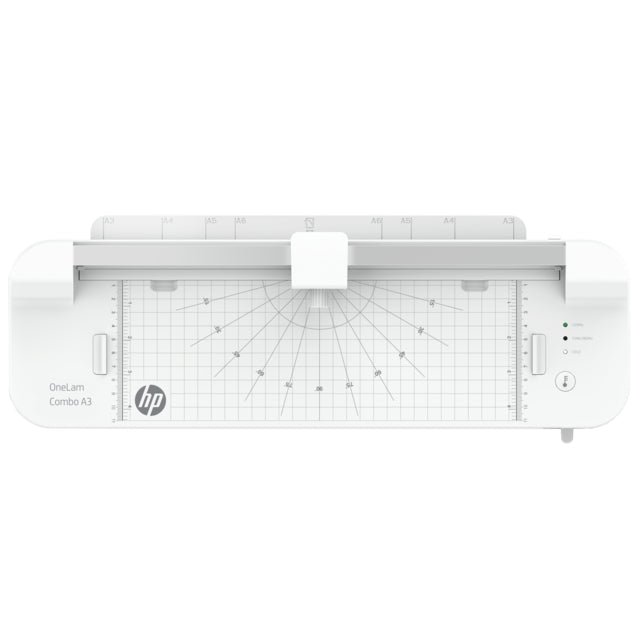 HP OneLam Conbo Laminiergerät A3 – 2-Rollen, 125 µm, Kaltlamination, Aufheizzeit 4 Min., Weiss