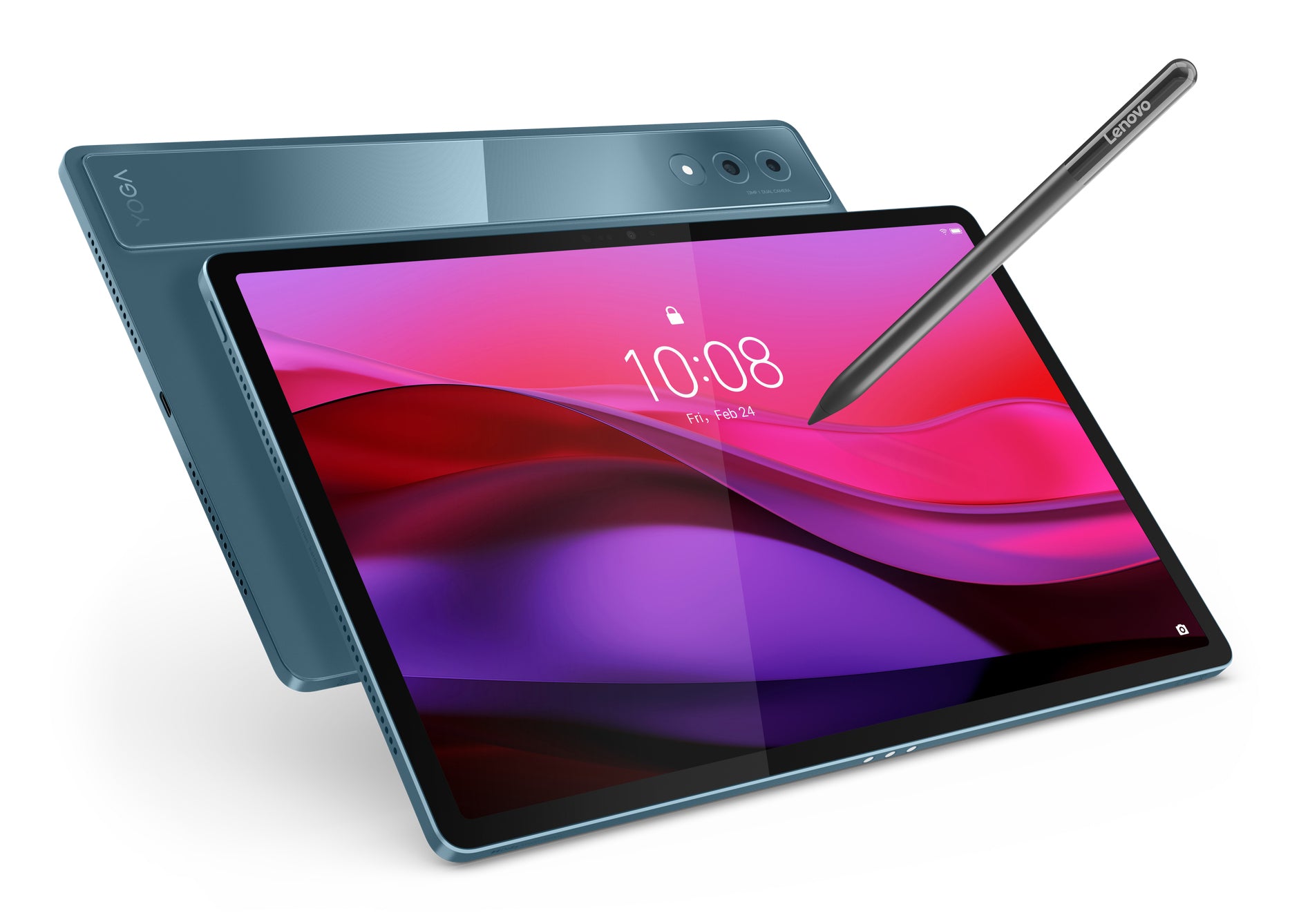 Lenovo Yoga Tab Plus – 12,7", 256 GB, 16 GB RAM, WLAN, Android 14, Türkis