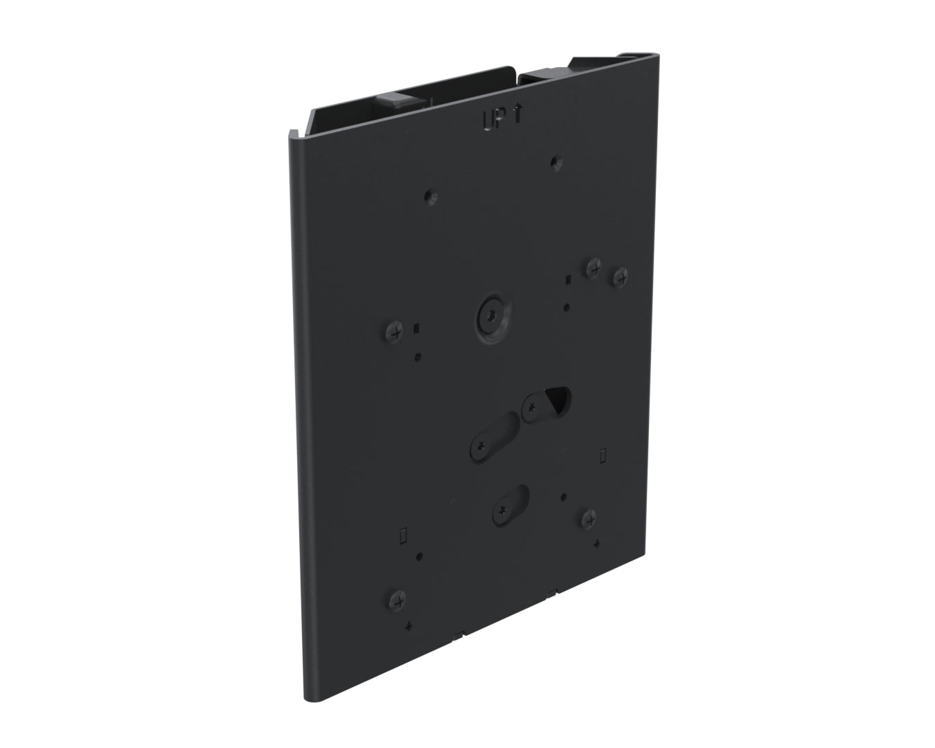Ergonomic Solutions Höhenverstellungsadapter, Schwarz, für VESA 75/100