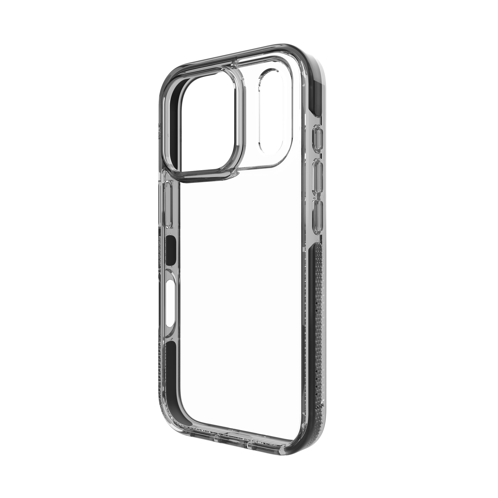 ZAGG Santa Cruz Backcover – für Apple iPhone 17 Pro, Graphen, Schwarz/Transparent, bis 4 m sturzsicher