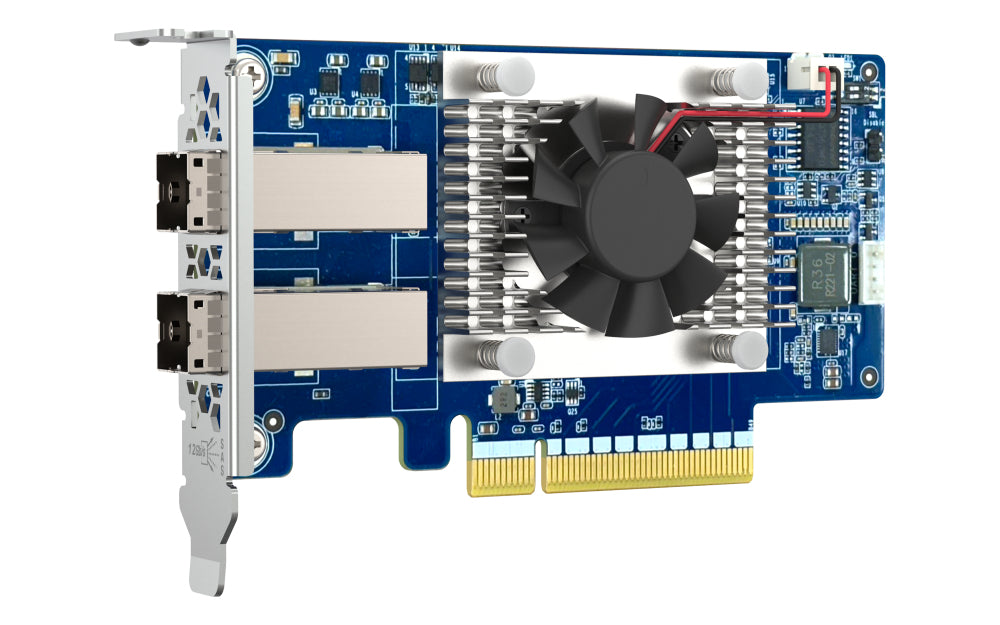 QNAP QXP-830S-3808 – PCIe Mini-SAS HBA – 2× mini-SAS 12 Gbit/s, für CAB-SAS05M-8644, CAB-SAS10M-8644 und andere