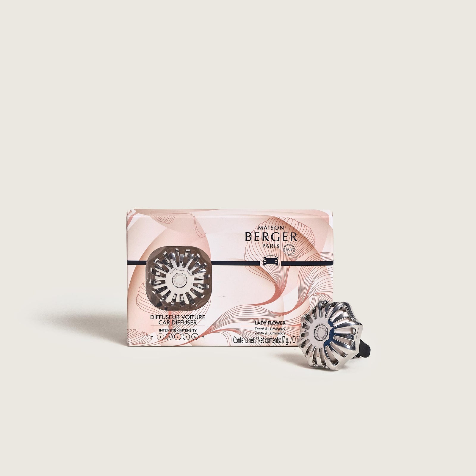 Maison Berger Paris Maison Berger Corali Patchouli – Auto-Lufterfrischer, 28 Tage
