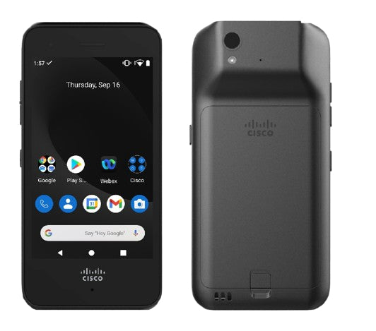 Cisco 840 – Industrie-Telefon, IP65, austauschbare Batterie, schwarz