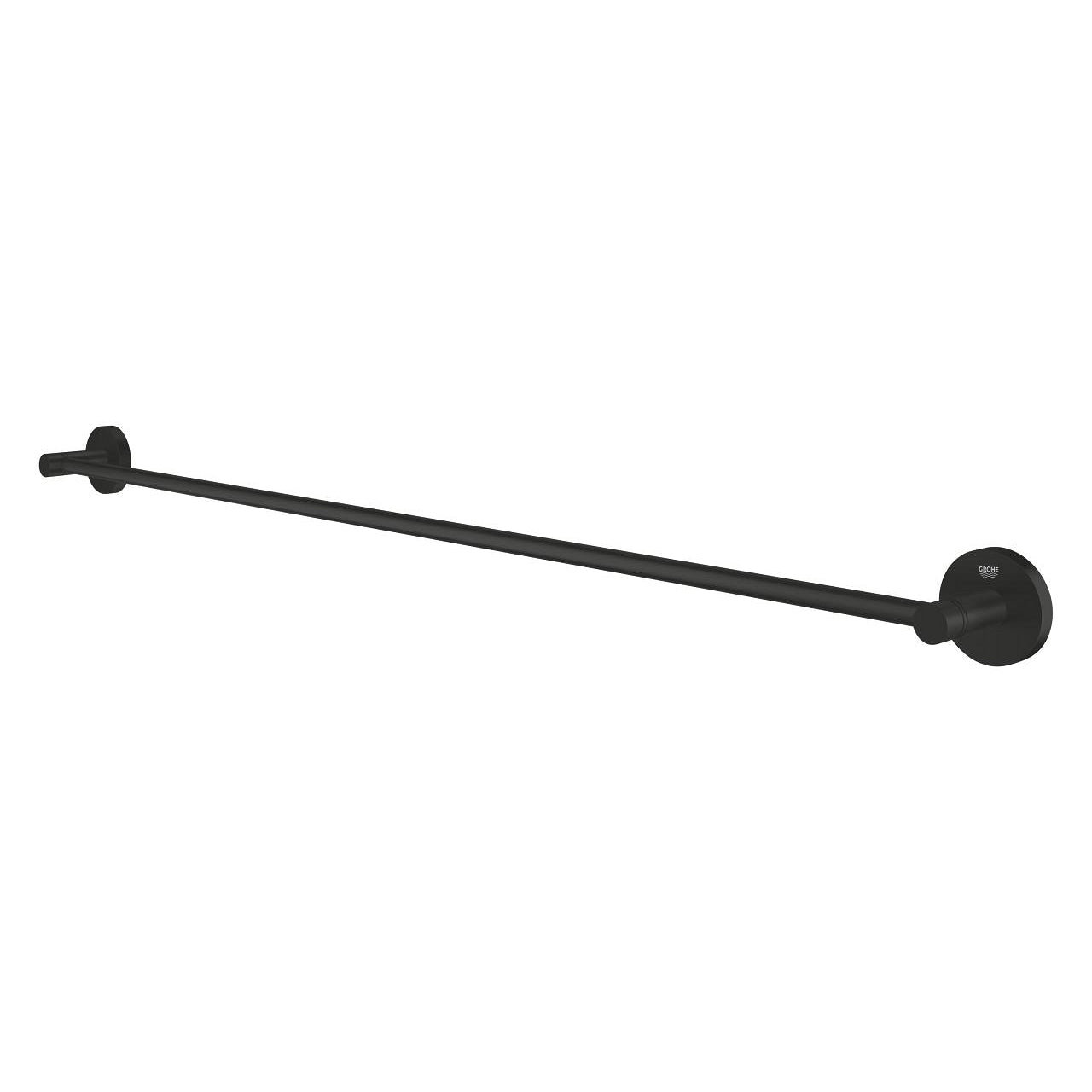 GROHE Handtuchhalter (Wand) Start – 80 cm, Metall, 10 kg, Wandmontiert, Schwarz