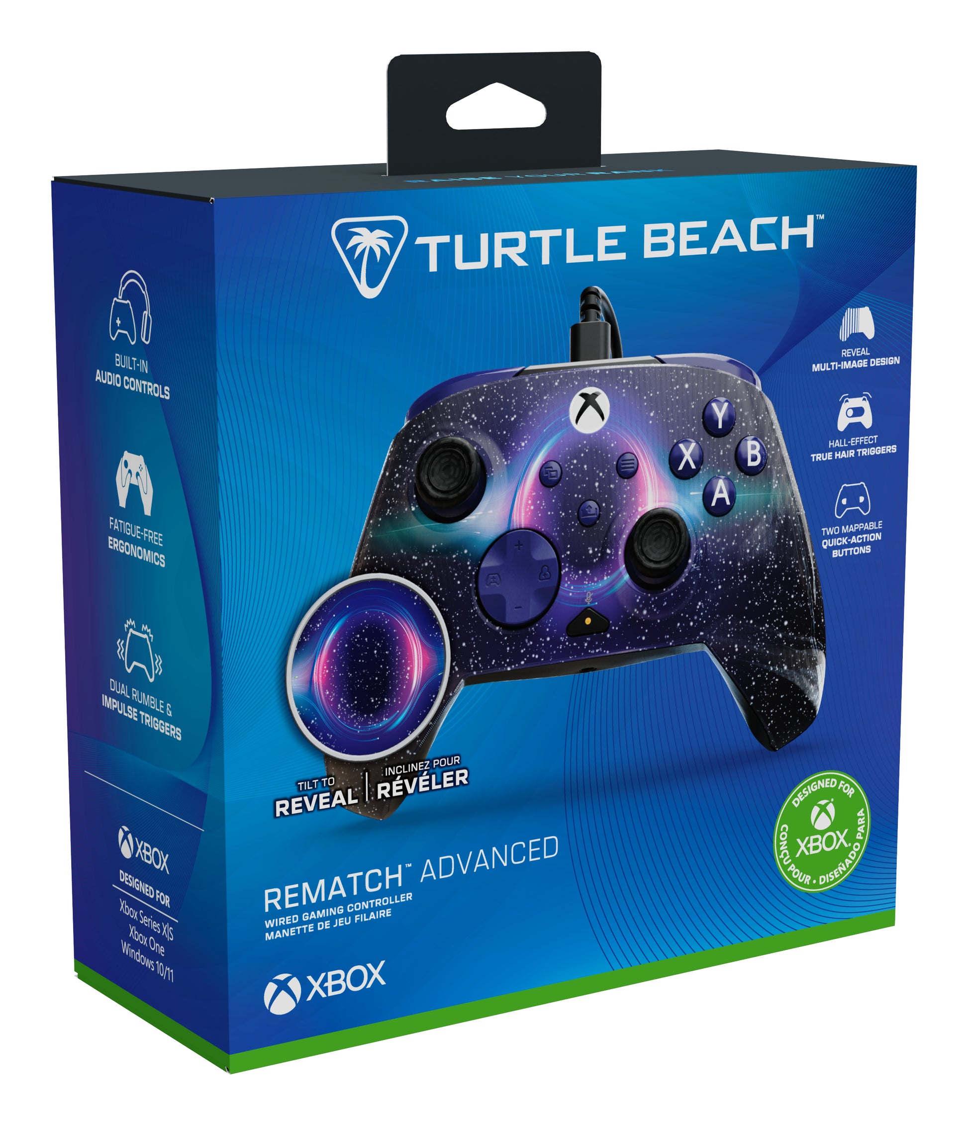 Turtle Beach Rematch Advanced Wired – Gamepad – USB (kabelgebunden), Reflexvibration – für Xbox & PC