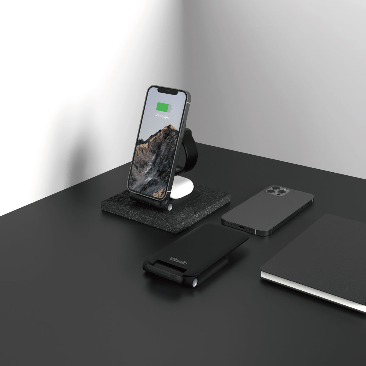 Vinnic Trivor VP-PD-31W Ladestation – 15 W – für iPhone, AirPods, Apple Watch