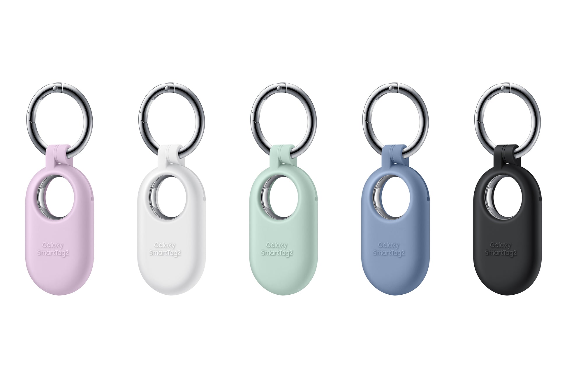 Samsung EF-PT560 – Silikon-Hülle – mit Schlüsselanhängeröse – für Galaxy SmartTag2 – Rosa