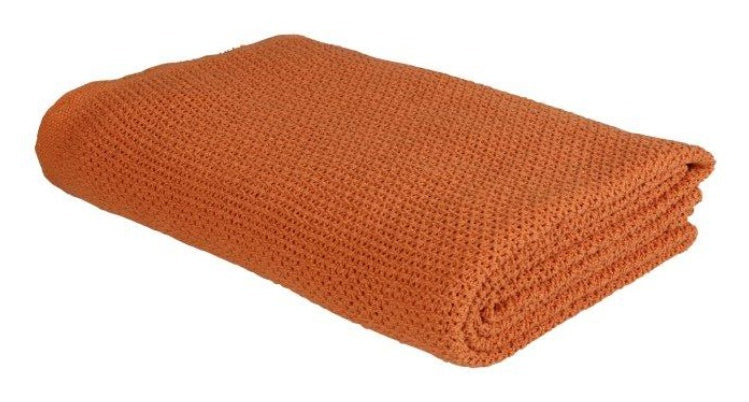 Eskimo Summer Dream Wohndecke – Baumwolle, Orange – 150 × 210 cm, OEKO-TEX Standard 100