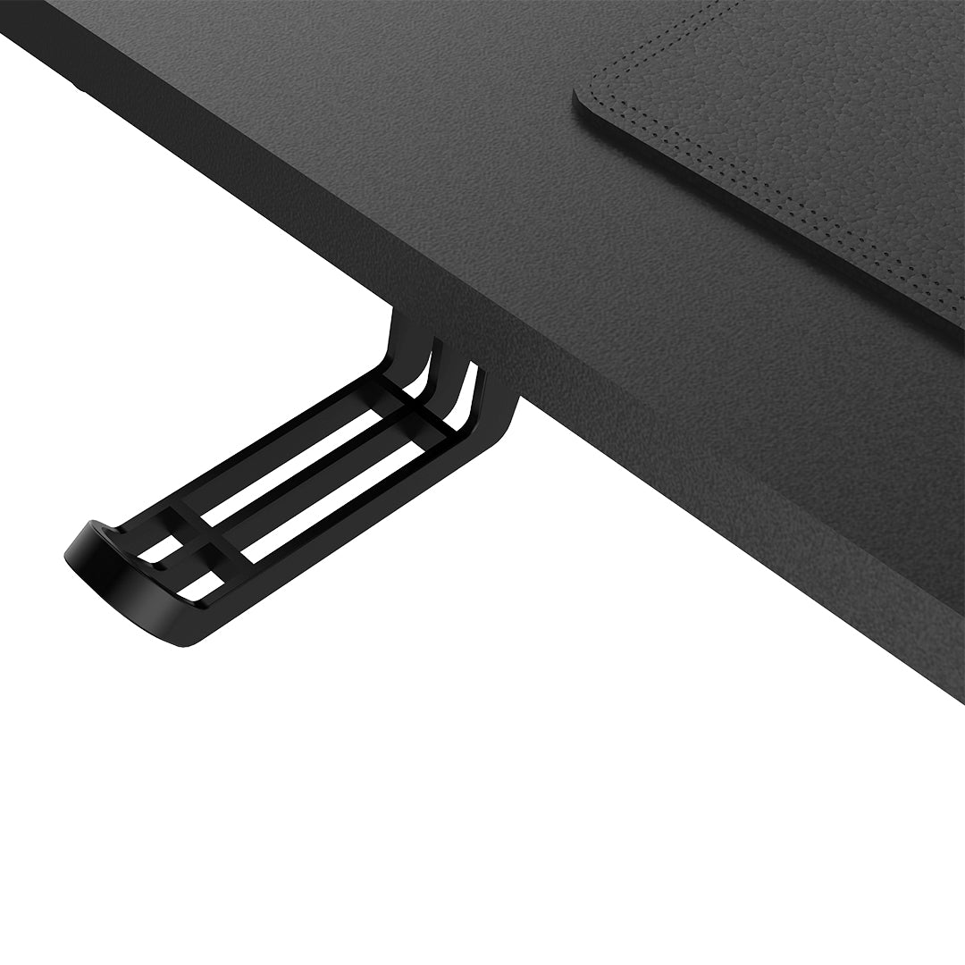 Ultradesk Uplift Gaming-Tisch – 160 × 75 cm, höhenverstellbar, schwarz/braun, Stahl