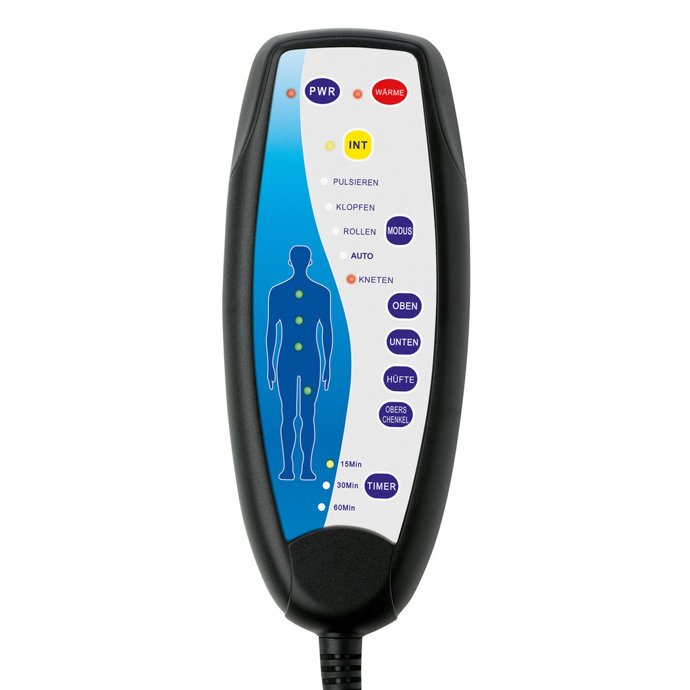 Vitalmaxx Massage-Sitzauflage – 04877, Wärmefunktion, Schwarz