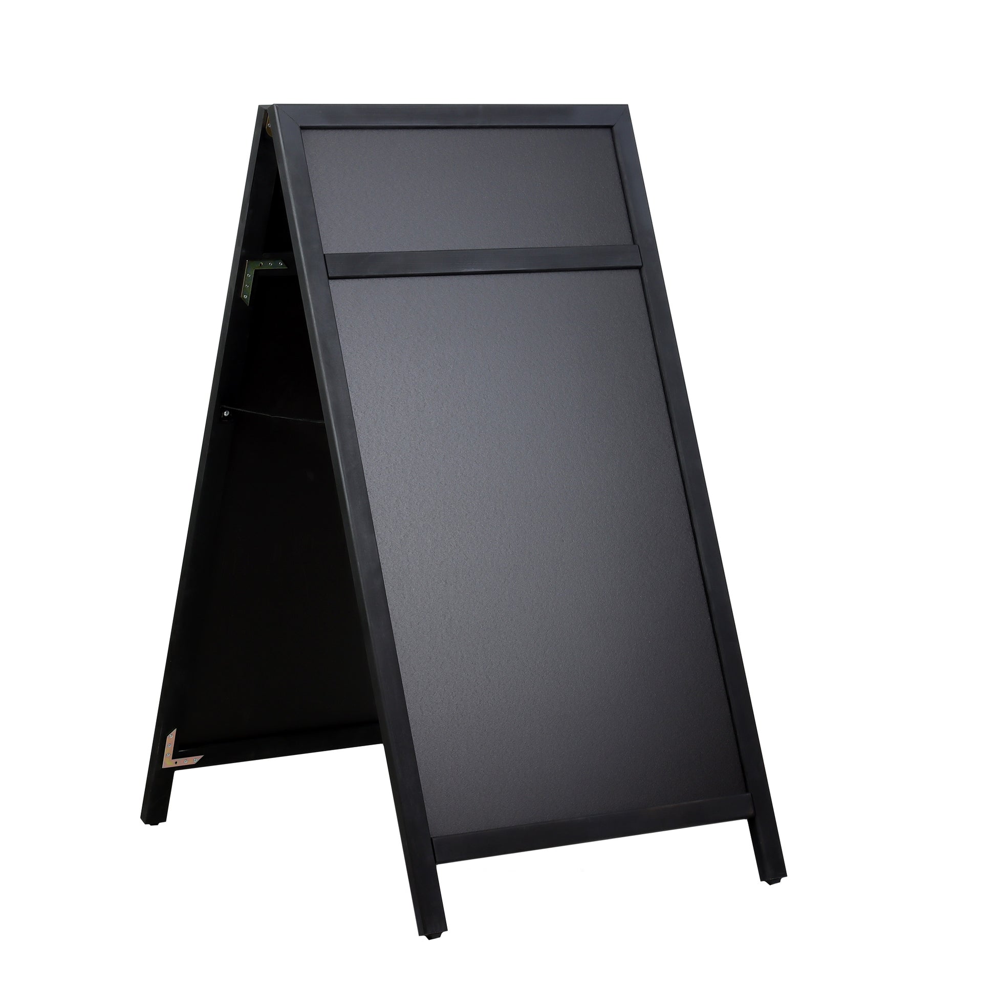 EUROPEL Kundenstopper Kreidetafel – 660 × 1'280 mm – Kiefernholz – schwarz