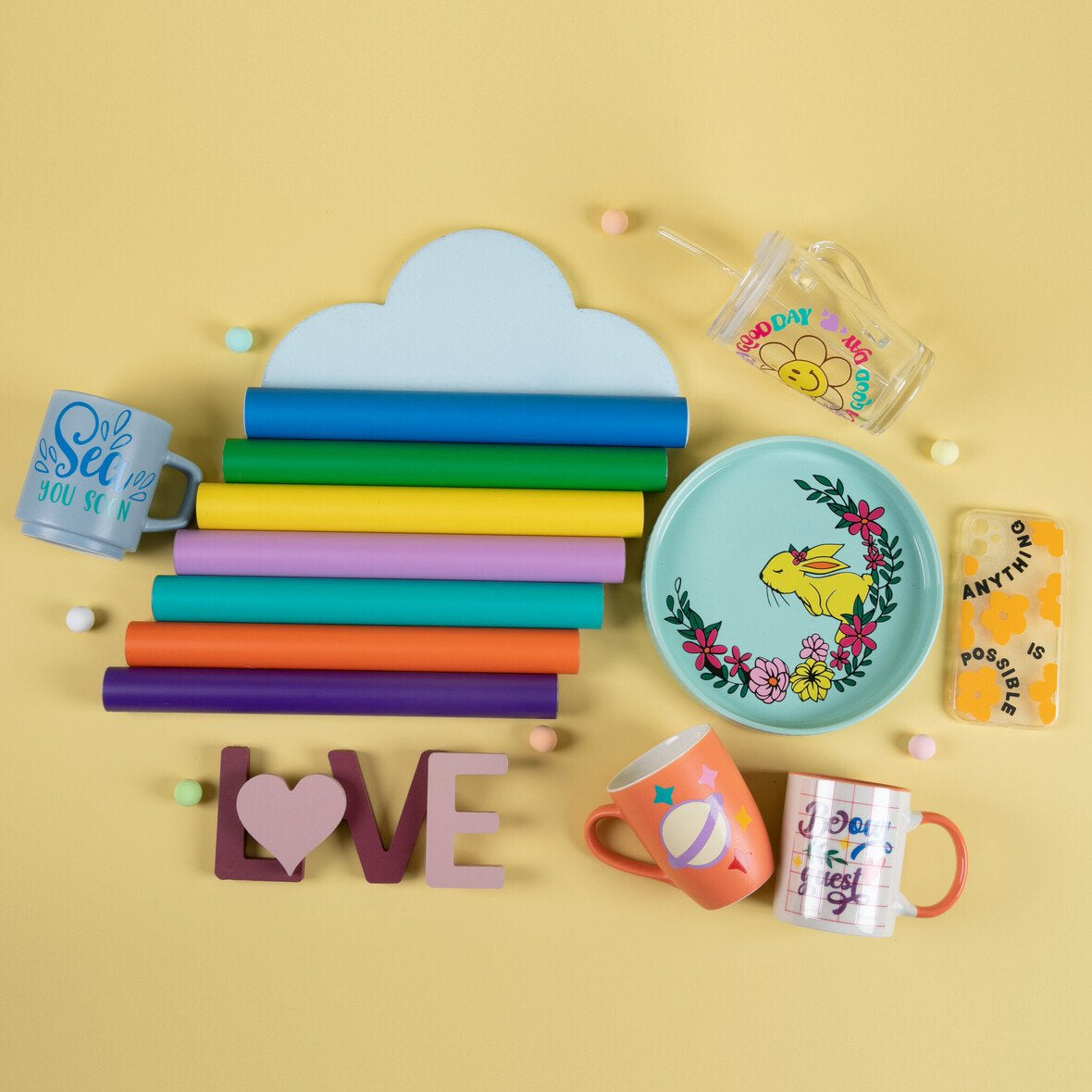 LOKLiK Vinylfolie (selbstklebend), Weiss, Glänzend, 30,5 cm × 1,8 m, 1 Rolle