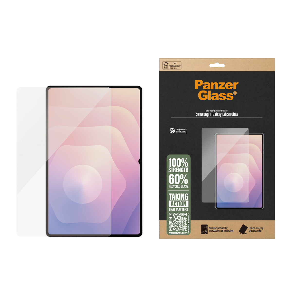 PanzerGlass UWF Displayschutz – für Galaxy Tab S11 Ultra, 14,6"
