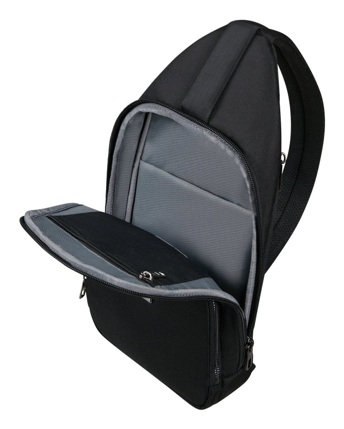 Samsonite Sacksquare M Umhängetasche – für Tablets bis 9,7", Polyester, Schwarz